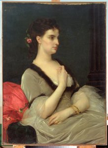 伯爵夫人EA Vorontova-Dashkova的肖像，1873年